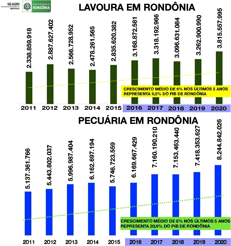 PIB - Valor Bruto da Produção em Rondônia deve atingir R$ 13 bilhões em 2020 - News Rondônia
