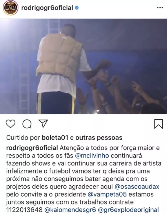 MC LIVINHO DESISTE DE SER JOGADOR DE FUTEBOL NO DIA DA APRESENTAÇÃO - News Rondônia