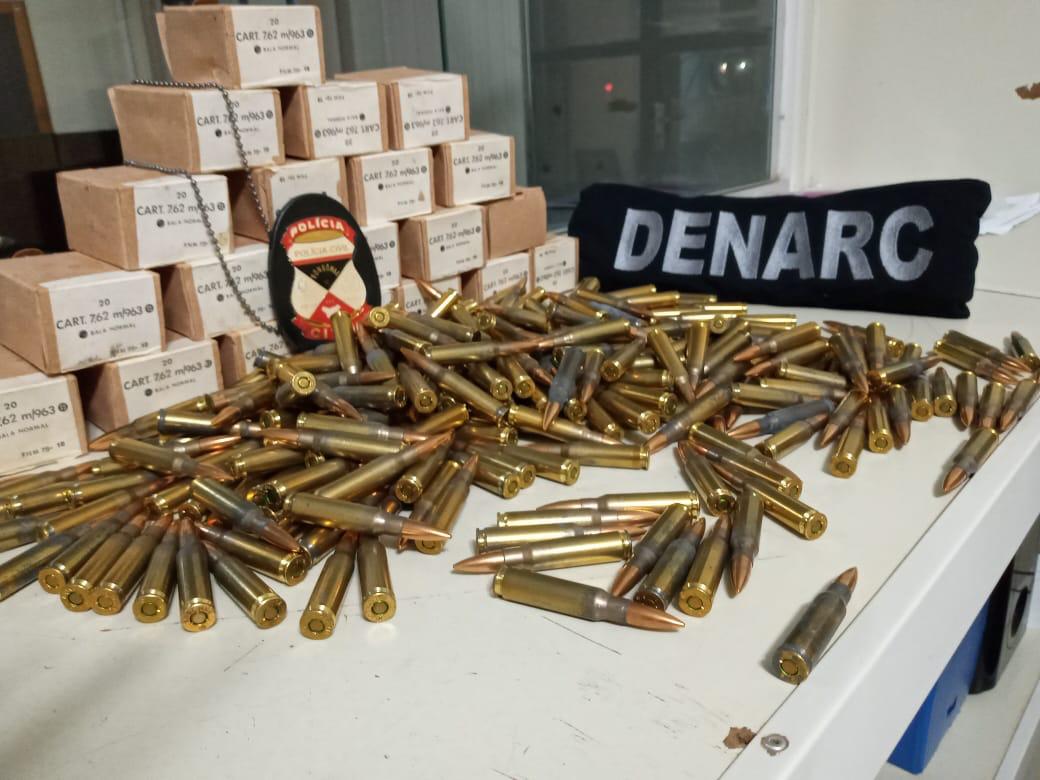 OPERAÇÃO HÓRUS: DENARC intercepta carregamento internacional e apreende centenas de munições para fuzil 762 - News Rondônia