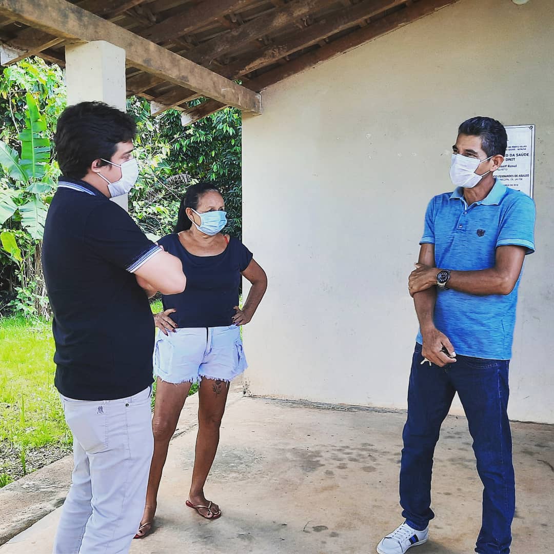 Vereador Rai Ferreira fiscaliza ponto de apoio da saúde na Vila DNIT - News Rondônia