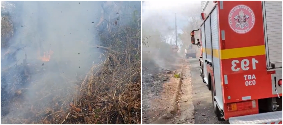 Acidente em rede elétrica causa incêndio no Morro Chico Mendes; 'tudo sobre controle', declara o prefeito Alex Testoni - News Rondônia