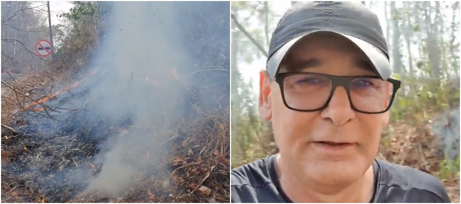 Acidente em rede elétrica causa incêndio no Morro Chico Mendes; 'tudo sobre controle', declara o prefeito Alex Testoni - News Rondônia