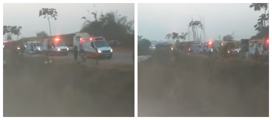 Acidente com ônibus na Br-364 deixa passageiros gravemente feridos; pneu estourado pode ter sido a causa do acidente - News Rondônia