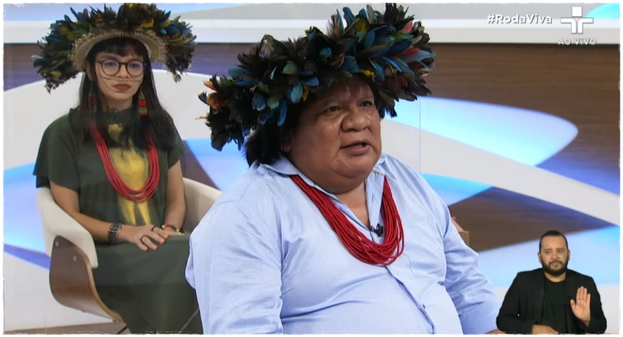 Entrevista com Txaí Suruí e Almir Suruí de Rondônia no Roda Viva marca um levante indígena em quase 500 anos do descobrimento - News Rondônia