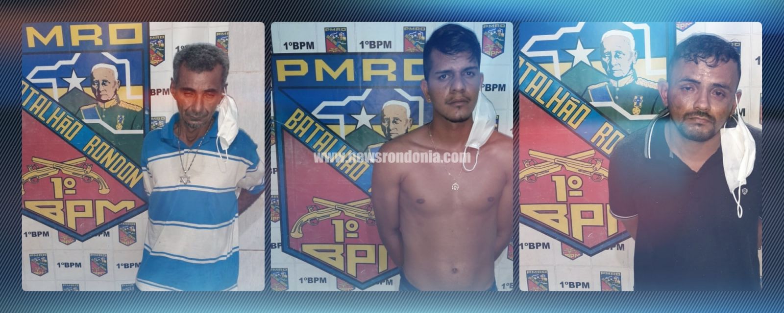 Polícia prende trio com drogas, dinheiro e vários objetos roubados - News Rondônia
