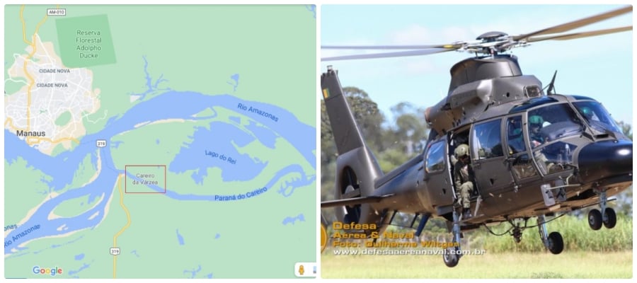 Queda de helicóptero do Exército mata uma pessoa e fere cinco em Careiro da Várzea, no Amazonas; acidente foi hoje pela manhã - News Rondônia