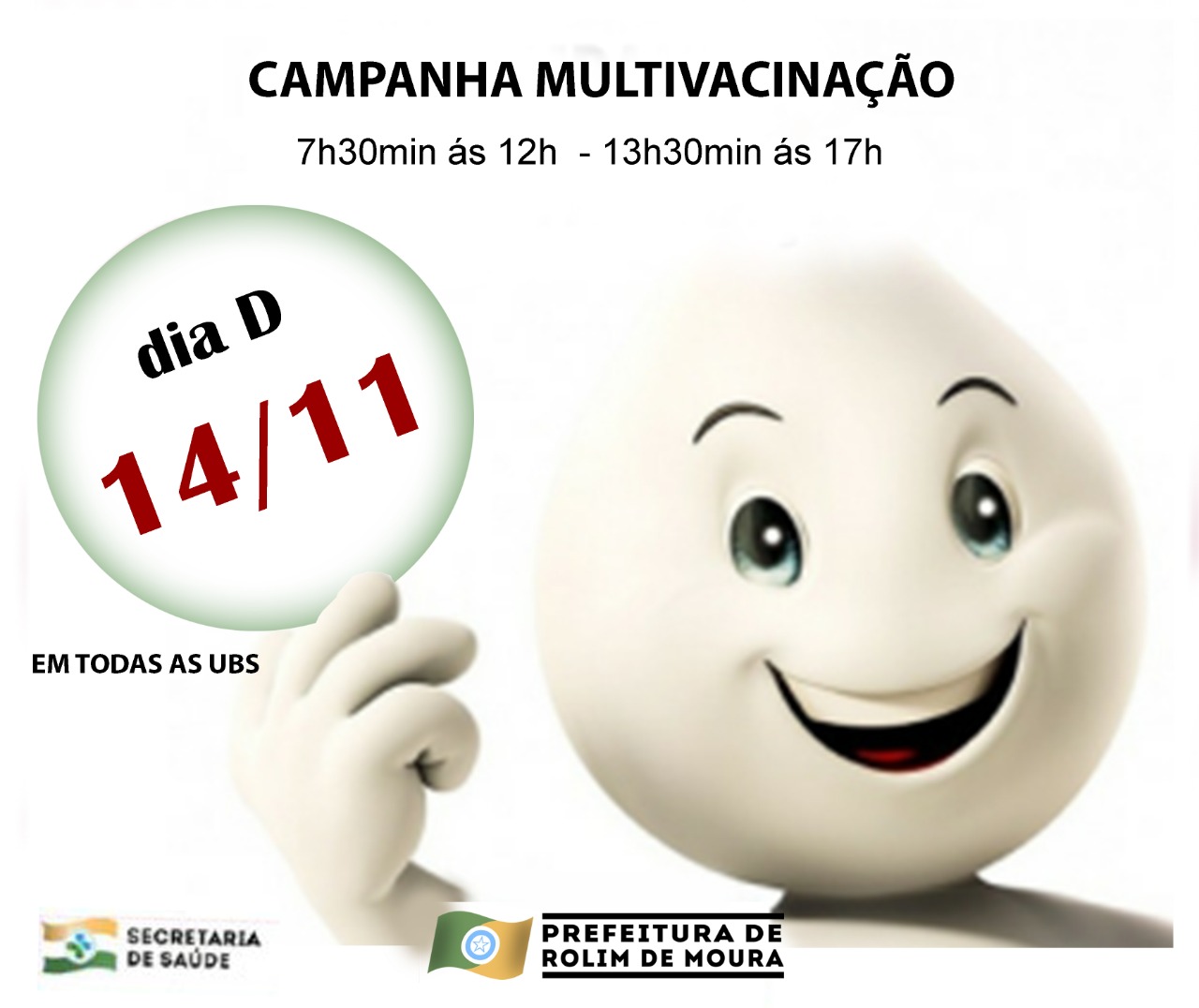 Semusa realizará mais um dia D neste sábado, (14) em Rolim de Moura - News Rondônia