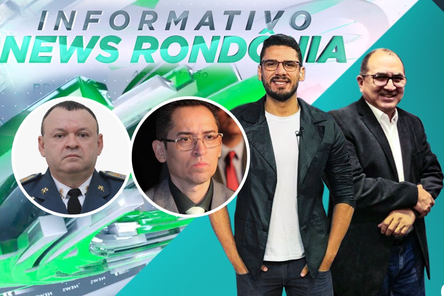 Secretário-Adjunto da SESDEC Hélio Gomes e o Comandante geral do CBMRO Gilvander Gregório são os convidados do Informativo News Rondônia - News Rondônia