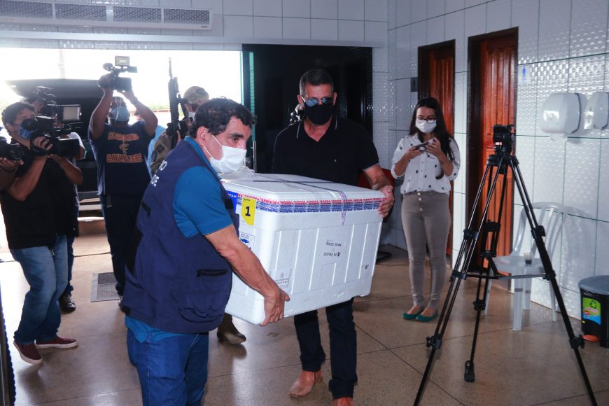 Rondônia recebe do Ministério da Saúde a 22ª remessa de vacinas contra covid-19 - News Rondônia