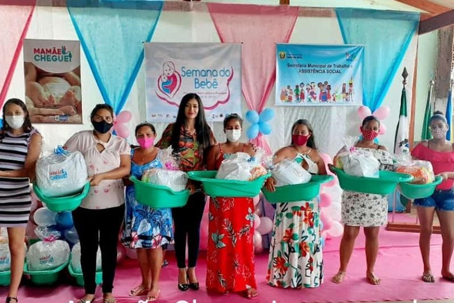 ASSISTÊNCIA SOCIAL - Programa 'Mamãe Cheguei' contempla gestantes com um kit enxoval em Itapuã do Oeste - News Rondônia