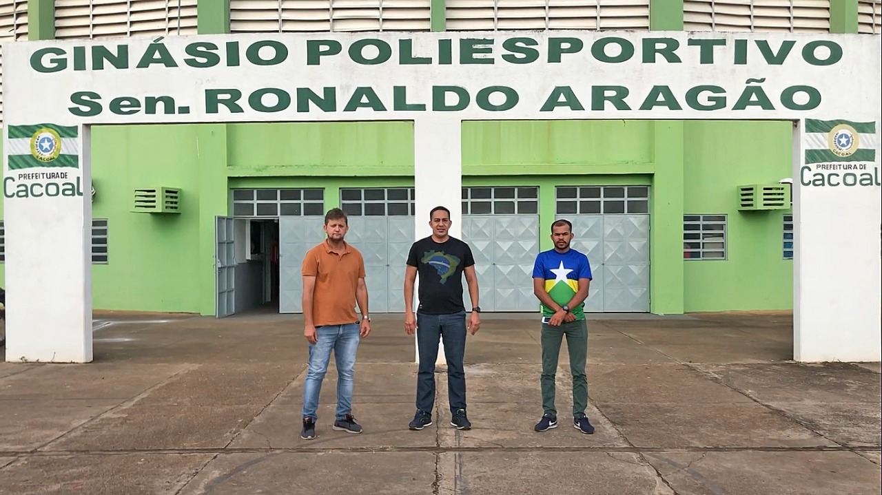 Eyder Brasil verifica conclusão da reforma do Ginásio Ronaldo Aragão - News Rondônia