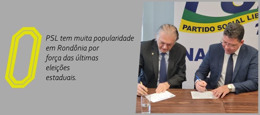 Marcos Rocha se filia ao PSL e assume presidência do partido em Rondônia - News Rondônia