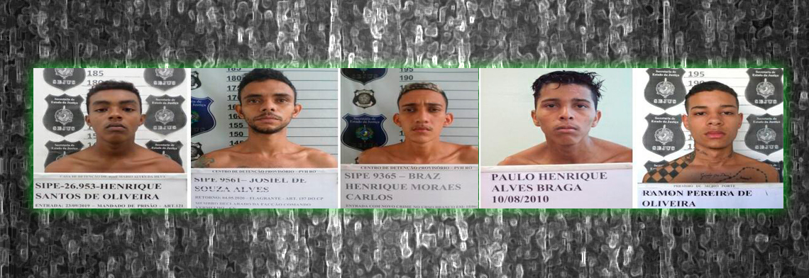 PROCURADOS: Cinco bandidos de alta periculosidade fogem de presídio em Porto Velho - News Rondônia