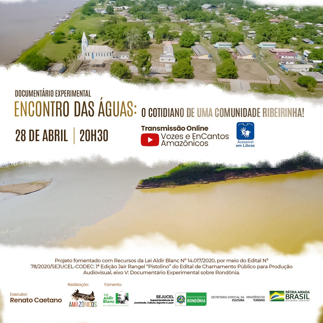 Documentário 'Encontro das Águas' será lançado nesta semana - News Rondônia