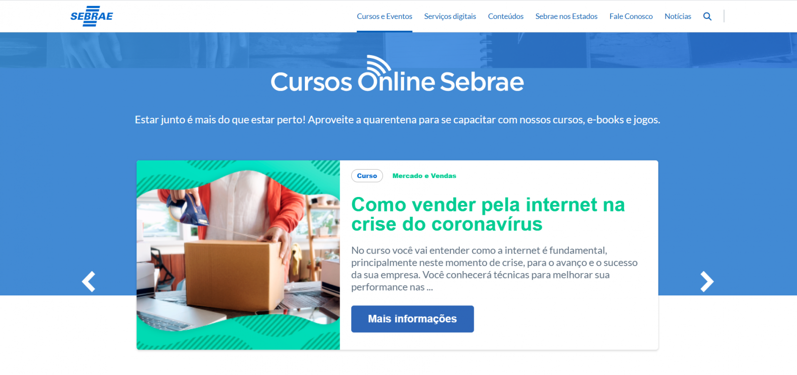 Cursos online do Sebrae chegam à marca histórica de 2 milhões de inscritos - News Rondônia