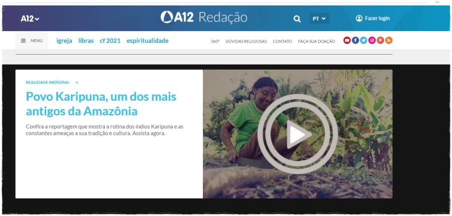 Documentário sobre terras indígenas em Rondônia vence Prêmio da CNBB - News Rondônia