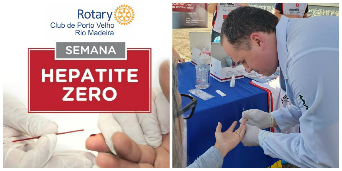 HEPATITE ZERO: ROTARY CLUB DE PORTO VELHO RIO MADEIRA, REALIZA CAMPANHA COM TESTES GRATUITOS EM PORTO VELHO - News Rondônia