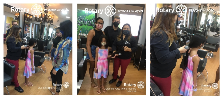 Mês da Mulher: Rotary Club de Porto Velho Madeira Mamoré Distrito 4720 e Instituto Bibo's, estimula doação de cabelo em Projeto Fios de Amor' - News Rondônia