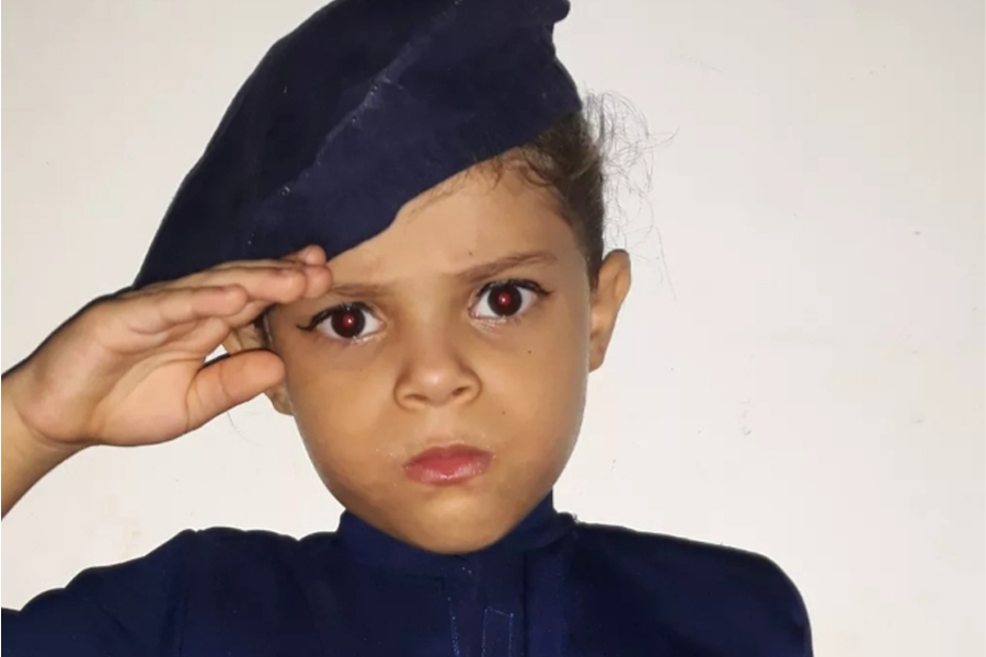 JARU  Guarnição faz surpresa no aniversário de garota de 6 anos que sonha ser policial militar - News Rondônia