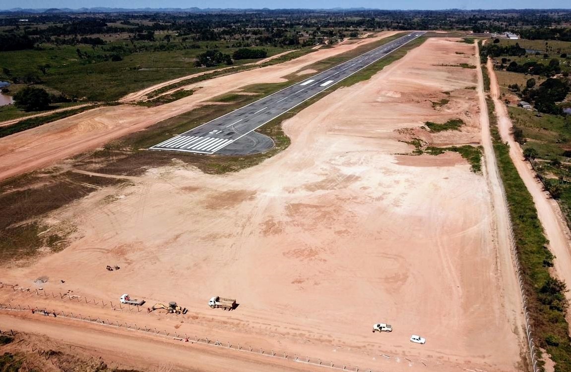 DER conclui obra de infraestrutura interna do Aeroporto de Ji-Paraná e inicia recapeamento da rodovia de acesso - News Rondônia