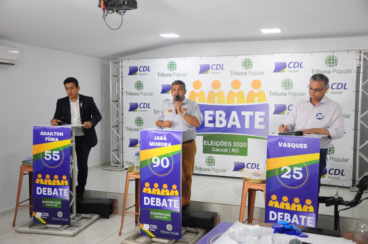 Debate consagra Jabá Moreira como o mais preparado para a prefeitura de Cacoal - News Rondônia