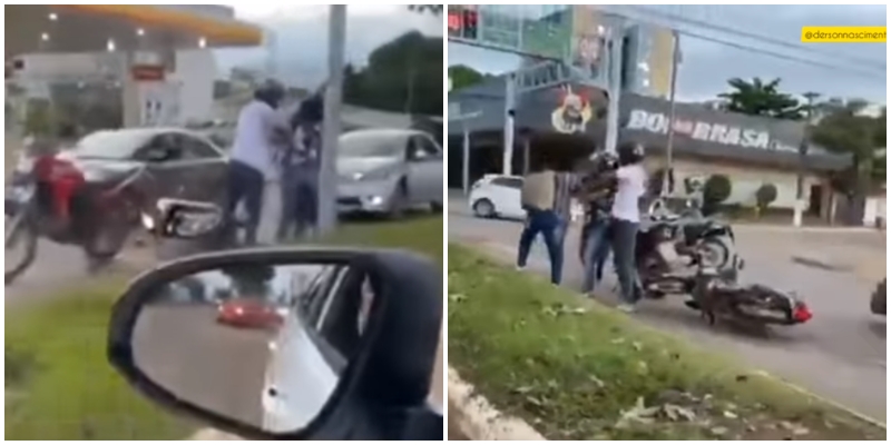 Acidente de trânsito termina em tapas e puxões de cabelo em Porto Velho - News Rondônia