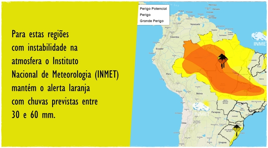 Segunda quente com chuvas pontuais em Rondônia e regiões vizinhas - News Rondônia