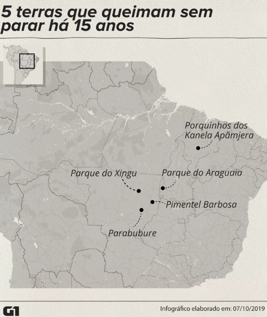 TERRAS INDÍGENAS NA AMAZÔNIA TÊM MAIOR NÚMERO DE QUEIMADAS DESDE 2011 - News Rondônia