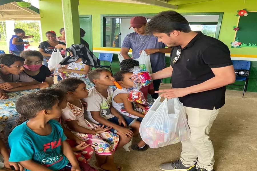 Vereador Raí Ferreira participa de festa do dia das crianças em escola João Ocivaldo Batista de Amorim - News Rondônia