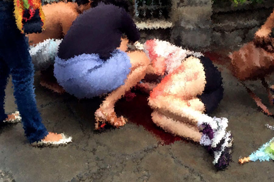 NÃO VIU NADA: Mulher é socorrida após ser esfaqueada no meio da rua no bairro Marcos Freire - News Rondônia