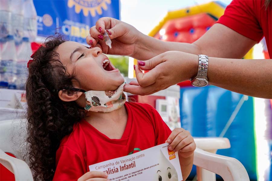 ERRADICAÇÃO - Em apoio à iniciativa global, vacina contra a poliomielite é ofertada no Espaço Alternativo - News Rondônia