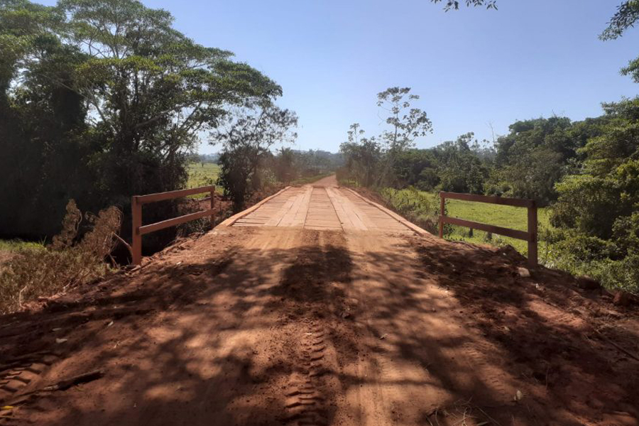 DER recupera três pontes de madeira na RO-490, em Alto Alegre dos Parecis - News Rondônia