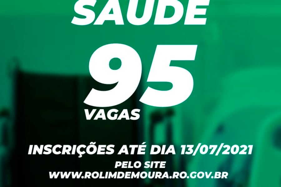 Prefeitura de Rolim de Moura anuncia teste seletivo com 95 vagas na área de saúde - News Rondônia