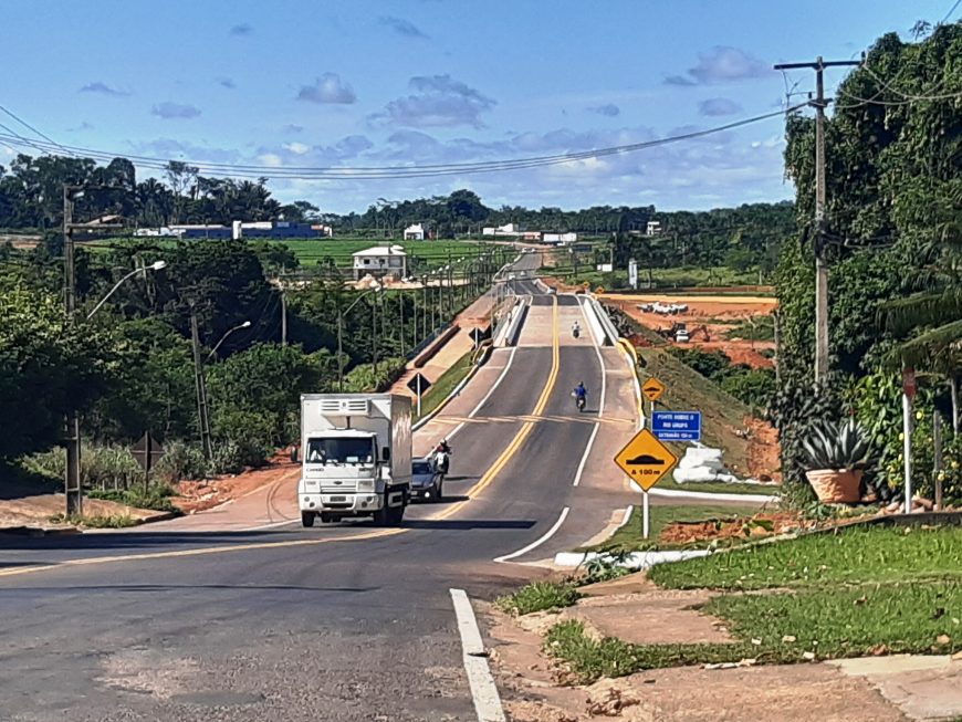 INFRAESTRUTURA - Ponte sobre o rio Urupá proporciona maior segurança e agilidade para o escoamento produtivo, em Ji-paraná - News Rondônia
