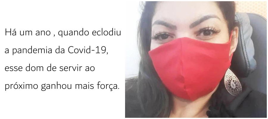 Empreendedora da costura lança a campanha 'Troque um Quilo de alimento por uma Máscara' - News Rondônia