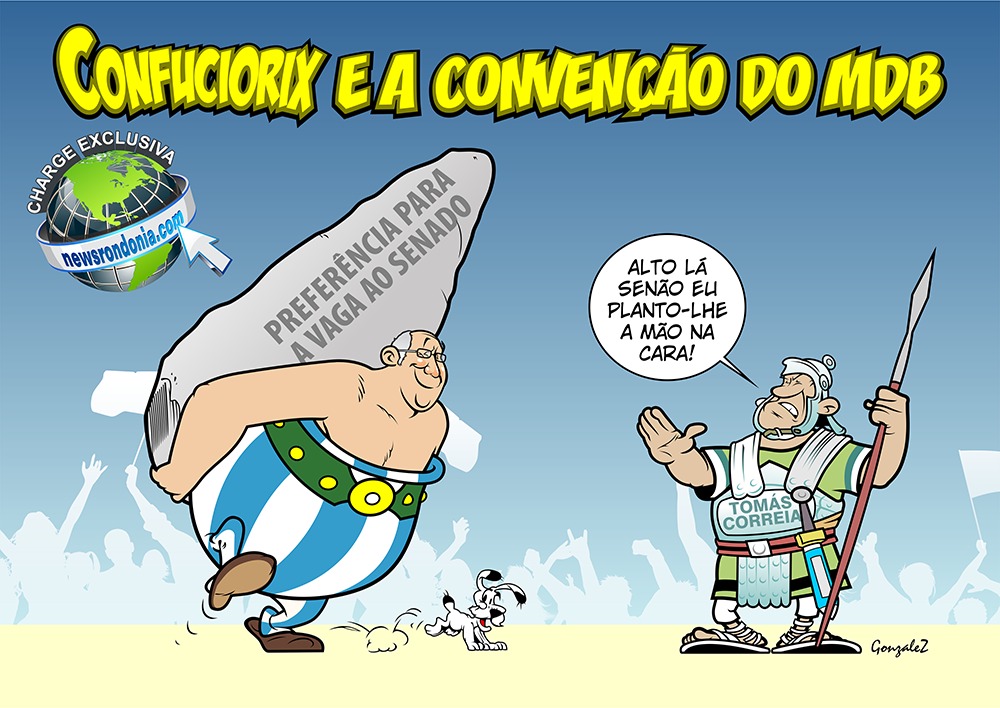 CHARGE DO GONZALEZ: CONFUCIORIX E A CONVENÇÃO DO MDB - News Rondônia