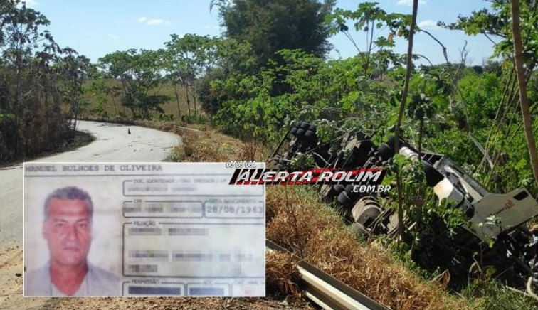 Caminhoneiro de Mato Grosso do Sul vai a óbito, após carreta tombar, na RO-010 em Rondônia - News Rondônia