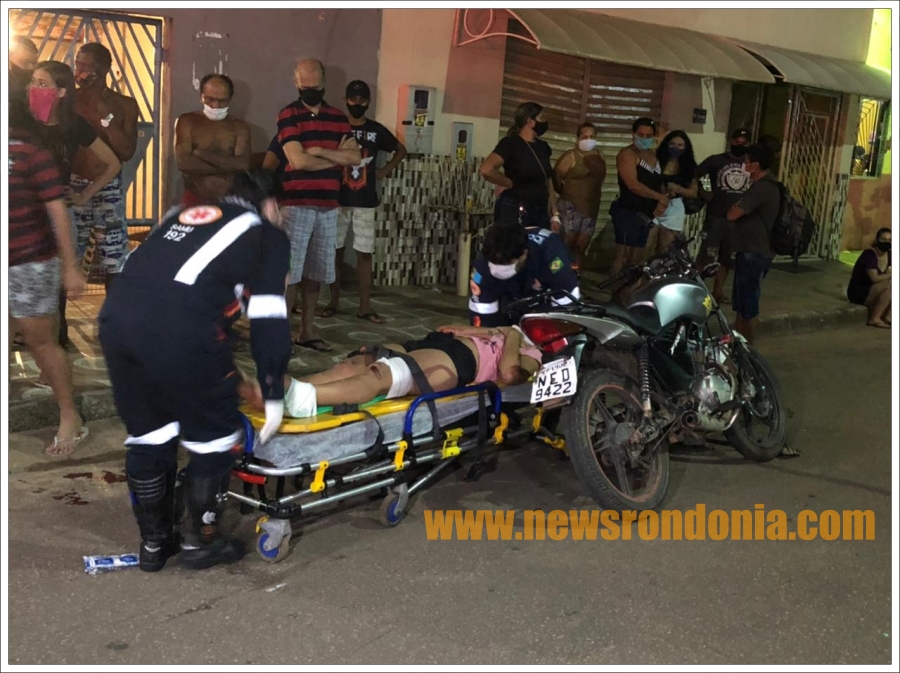 Porta aberta causa grave acidente entre carro e moto zona sul de Porto Velho - News Rondônia