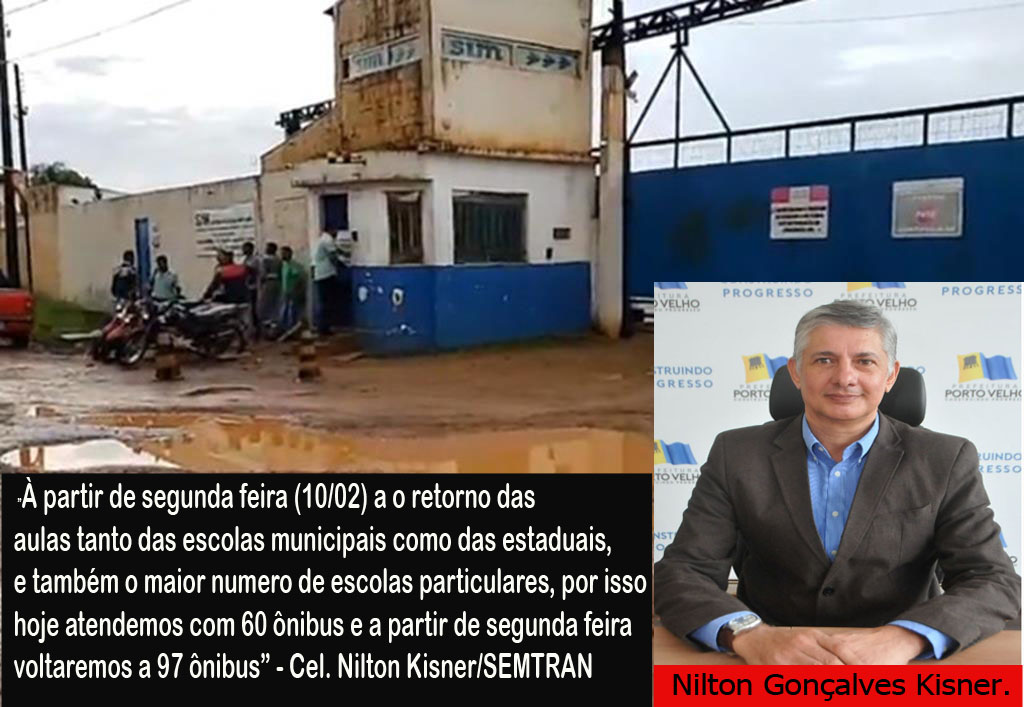 ENGANARAM O SECRETÁRIO DE TRÂNSITO DE PORTO VELHO, APENAS 65 ÔNIBUS SAÍRAM DA GARAGEM HOJE PELA MANHÃ - News Rondônia