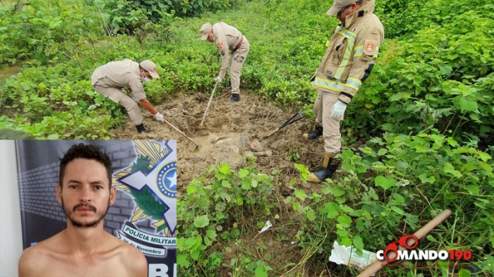 CORPO DE APENADO É ENCONTRADO ENTERRADO EM PASTO E SUSPEITOS SÃO PRESOS - News Rondônia