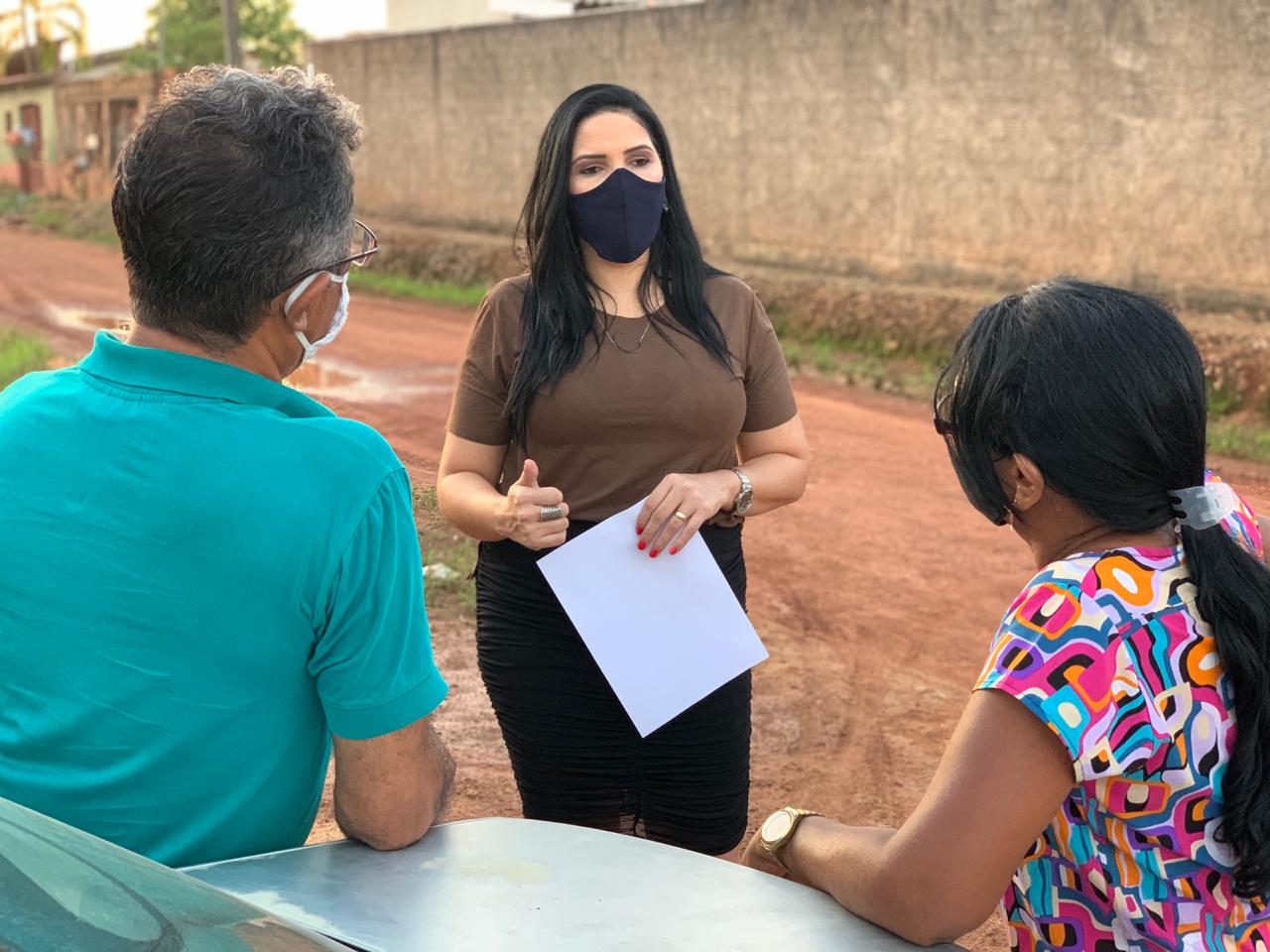 Cristiane Lopes continua cobrando melhorias para o bairro Lagoa - News Rondônia