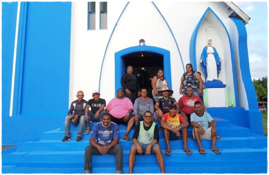 Igreja de Nossa Senhora das Graças no Iata ganha pintura nova; iniciativa partiu dos moradores - News Rondônia