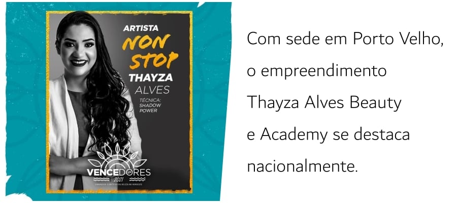 RECONHECIMENTO: Premiada no Brasil e aplaudida no Egito, Thayza Alves será destaque na Revista Jovem Empreendedor - News Rondônia