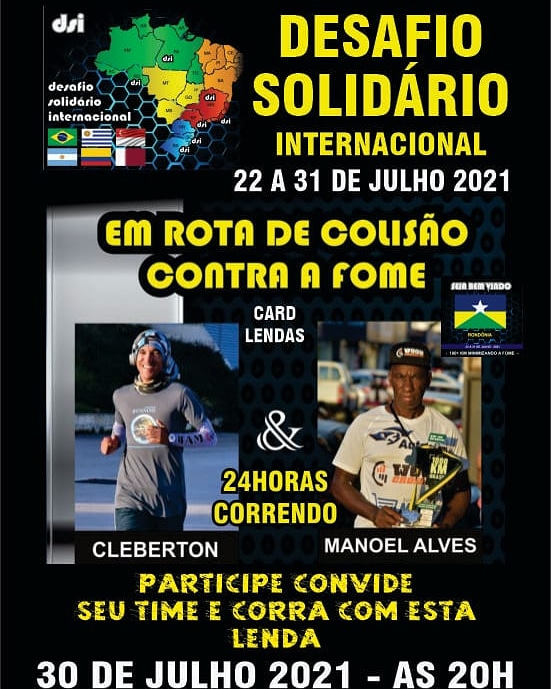 Desafio Solidário Internacional acontece no próximo dia 30 de julho em Porto Velho - News Rondônia