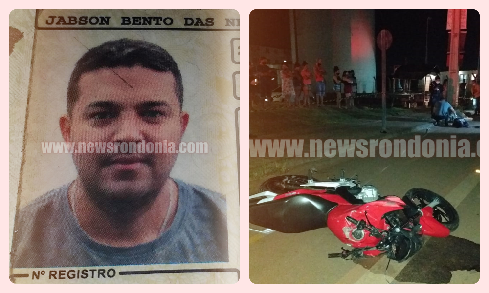 MOTOCICLISTA MORRE APÓS COLISÃO CONTRA POSTE NO 'MORAR MELHOR' - News Rondônia
