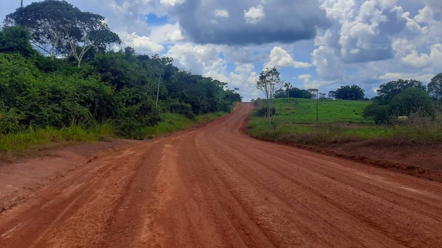 DER conclui obra de manutenção na rodovia 010, em Alvorada do Oeste - News Rondônia