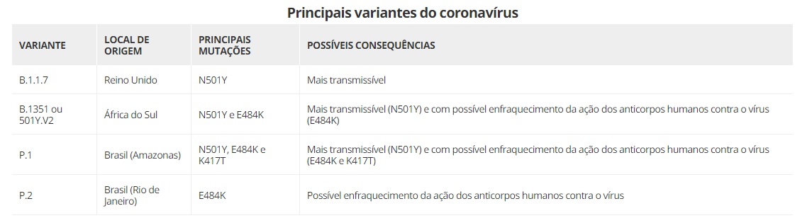 Variantes da Covid-19: entenda como o perfil das vacinas influencia a eficácia contra as mutações - News Rondônia
