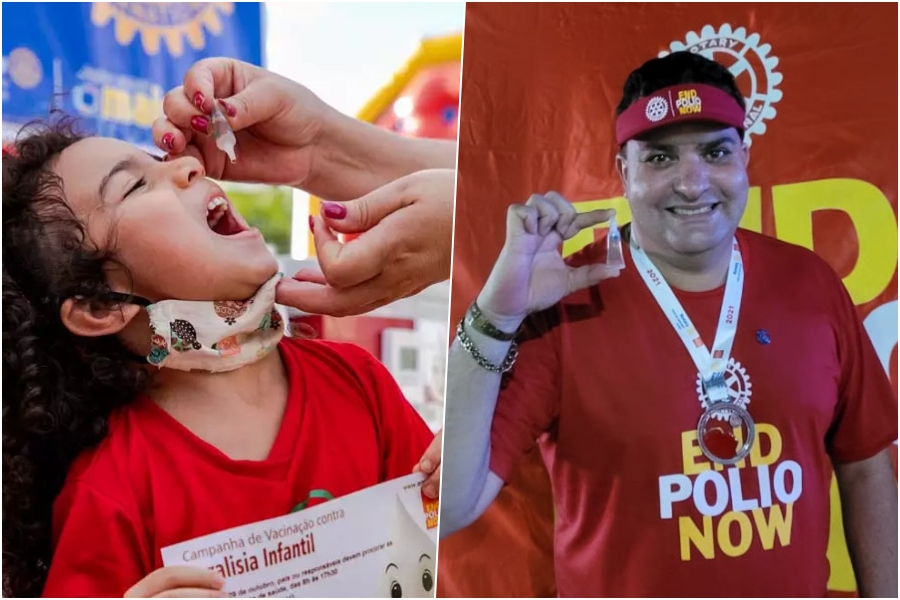 Dia Mundial de Combate à Poliomielite: Rotary Club de Porto Velho Madeira Mamoré destaca a importância da vacinação - News Rondônia