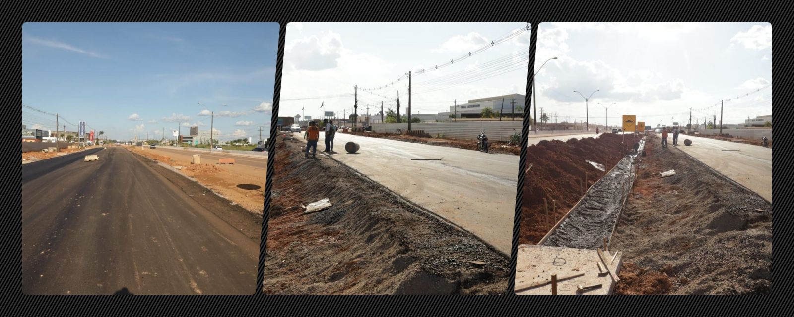 BR-364: Após pavimentação, Prefeitura inicia iluminação e sinalização de marginais - News Rondônia