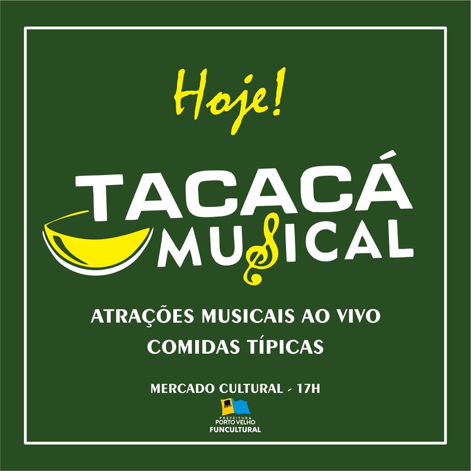 TACACÁ MUSICAL OFERECE PROGRAMAÇÃO DIFERENCIADA NESTA QUARTA-FEIRA, 15/5 - News Rondônia